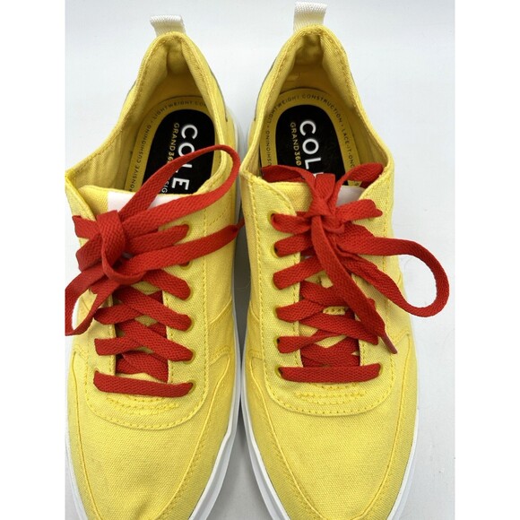 Men’s 8.5 Cole Haan Yellow Grand Pro Rally Lightweight Canvas Sneakers main image 10